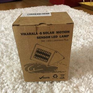 Solar motion sensor LED light